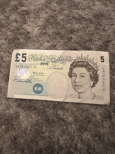 Lowther old five pound - five,