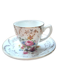 Vintage Cup and Saucer From