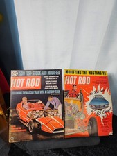 Vtg. Hot Rod magazine lot of 2 from October 1964 & July 1967