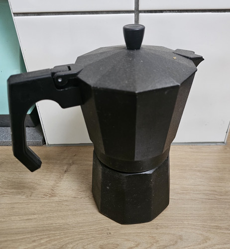 Black stovetop moka - black,