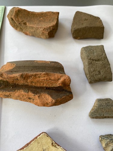 Collection roman pottery - collection,