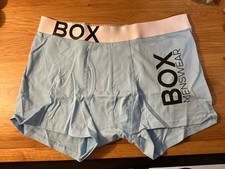 Box menswear blue boxer shorts