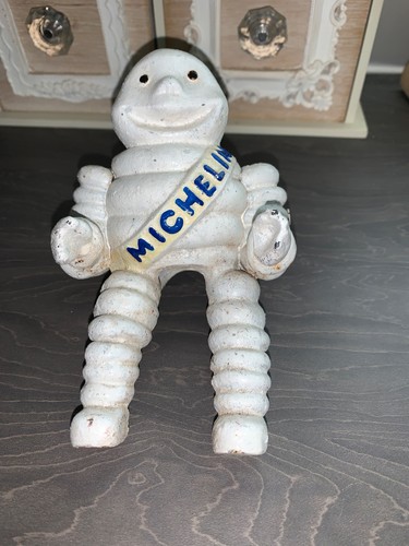 Vintage cast iron michelin man - michelin,