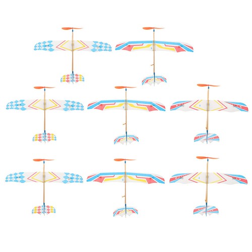 8pcs simple airplane - simple,