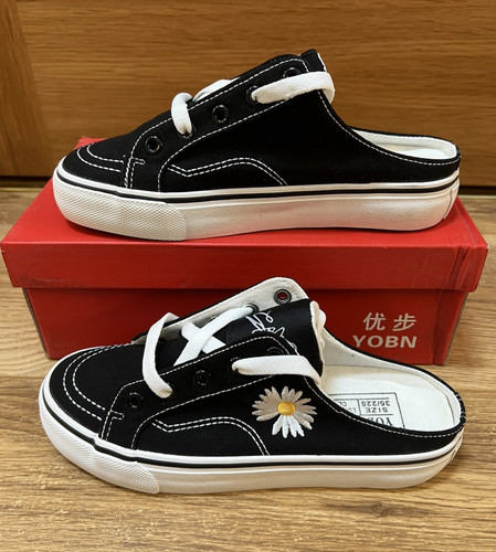 Women backless sneakers - backless, mule