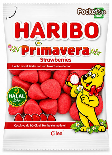 Haribo primavera strawberry - haribo,