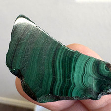 Natural Malachite Sliced