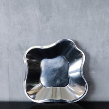 Alvar Aalto for Littala modernist freeform steel bowl sculptural centrepiece