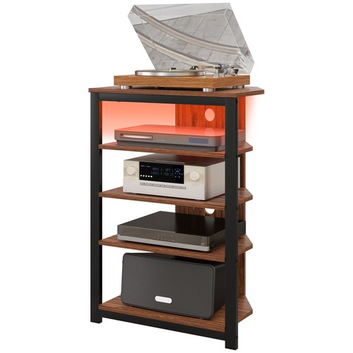 Homcom stand with lights - tv,