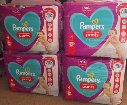Pampers active fit nappy - pampers,