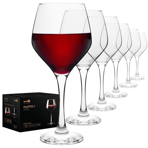 Red white wine glasses large - white,