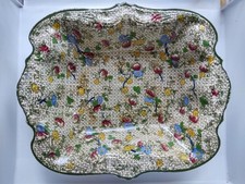 Antique Royal Winton Grimwades "Burke" Chintz Floral Serving Dish Platter