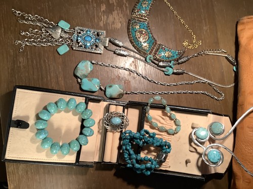 Turquoise and faux - and,