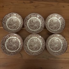 Set of Broadhurst Ironstone - The Constable Series - Cereal Bowls 6” 16cm