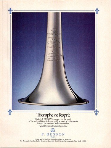 1984 besson trumpet - 1984,