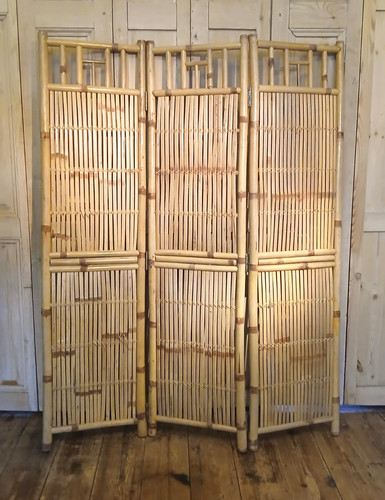 Mid century bamboo room - century,