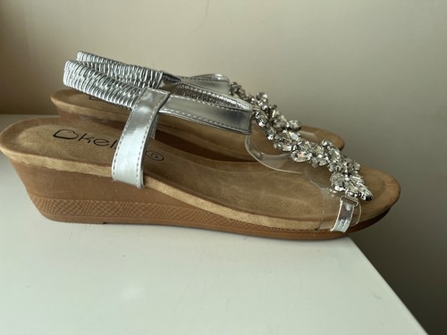 Kelsi sandals size silver - kelsi,