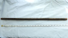 Military WW2 Plain Brown Leather Swagger Stick Officers Cane (5201)