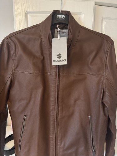 Suzuki leather jacket - leather,