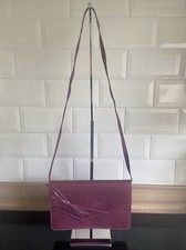 Vintage Jaques Vert Handbag Crossbody Evening Bag Dark Pink Faux Leather