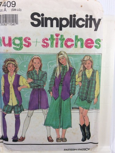 1991 simplicity 7409 vtg - simplicity,