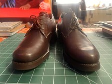 801/15 Mens Brown Shellys Sz 7/7.5 70's Platform Shoes