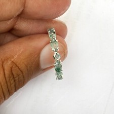 Natural Moss Agate Ring, Sterling Silver Ring, Wedding Ring, Engagement Ring