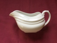 Plain white modern ceramic gravy sauce boat jug Stunning Design