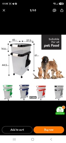 50l pet food - food, container