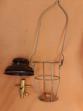 TILLEY LAMP X246B BLACK ENAMEL HOOD WITH BURNER AND CAGE WITH HANDLE SPARE PARTS