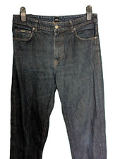 Mens HUGO BOSS Jeans Blue Denim Finest Candiani Jeans Gents UK Size W33 L36 'A58