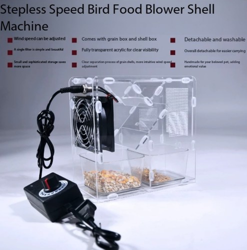 Bird feed shell blower - bird,