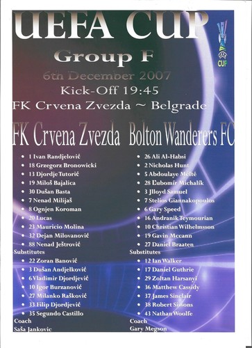 2007 red star belgrade v - star,