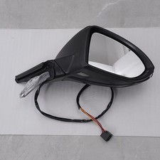 O/S RIGHT DOOR WING MIRROR ELECTRIC HEATED POWER FOLD FOR VW GOLF MK7 2013-2020