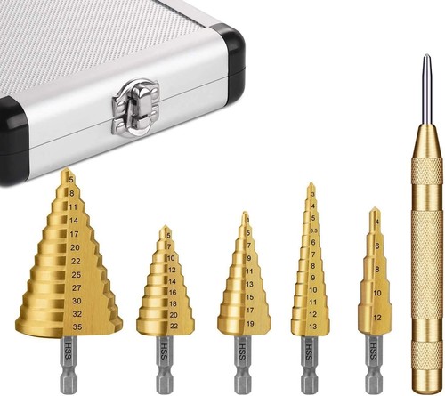 Pcs hss step drill - 5,