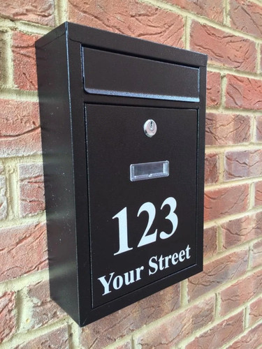 Personalised post box large - personalised,
