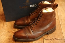 Loake 1880 Hyde Brown Leather Derby Brogue Boots Shoes Mens UK 7 F US 8 EU 41
