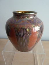 STUNNING ANTIQUE ROYAL LANCASTRIAN LUSTRE POTTERY VASE BY GWLADYS ROGERS