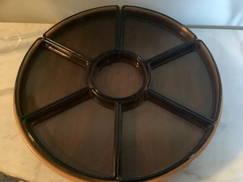 Fabulous smoked glass and wood - smoked,