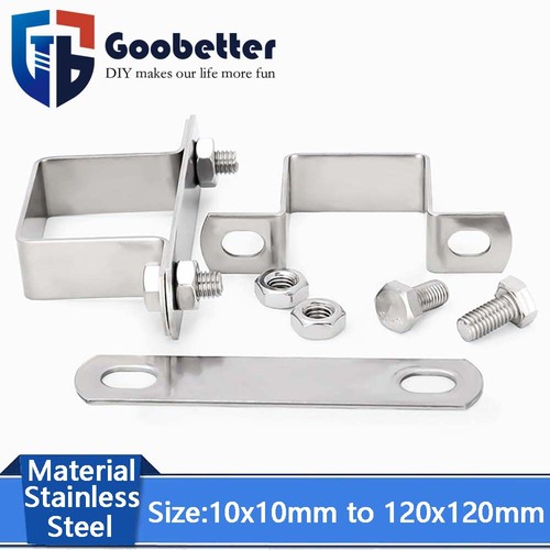 Square tube clamp - square, clamp/u