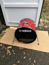 Free P&P. 20” Yamaha Bass Drum. Red Finish. 20x16”