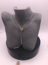 Emporio Armani Necklace, 925 Sterling Silver, Armani Logo Pendant Excellent Cond