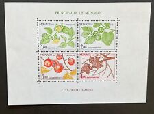 Monaco stamp sheet 1981 Seasons of the Persimmon Tree. MNH. CV £14.00
