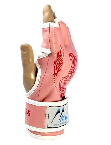 Pink fight gloves mma - gloves, boxing