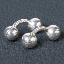 Hermes tennis ball cufflinks - hermes,