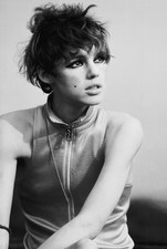 EDIE SEDGWICK 1960'S WARHOL STAR FACTORY GIRL A3 B&W PHOTO PORTAIT REPRINT