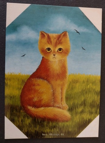 Modern artist cat - artist,