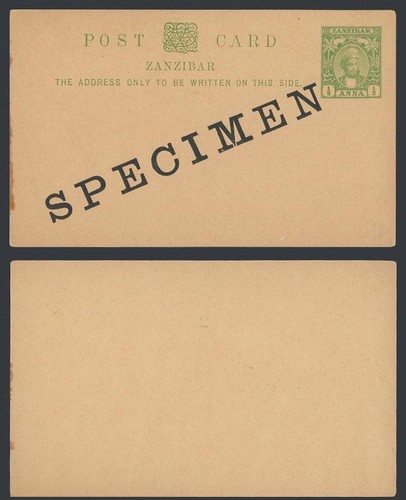Zanzibar vintage old postal - vintage,