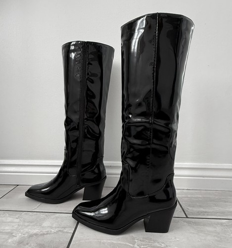 Women black faux patent - women’s,