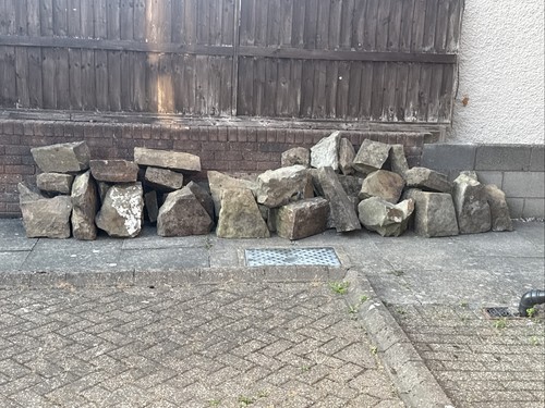 Each reclaimed rockery - £5,